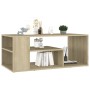 Mesa de centro madera contrachapada roble Sonoma 100x50x40 cm de vidaXL, Mesas de centro - Ref: Foro24-806924, Precio: 56,24 ...