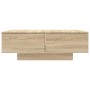 Mesa de centro madera contrachapada color roble 90x60x31 cm en Mesas de centro | Comprar online en Foru.es