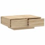 Mesa de centro madera contrachapada color roble 90x60x31 cm en Mesas de centro | Comprar online en Foru.es