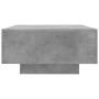 Mesa de centro madera de ingeniería gris hormigón 90x60x31 cm en Mesas de centro | Comprar online en Foru.es