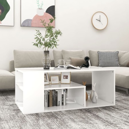 Mesa de centro madera contrachapada blanco 100x50x40 cm de vidaXL, Mesas de centro - Ref: Foro24-806921, Precio: 55,43 €, Des...