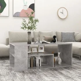 Engineered wood gray concrete coffee table 100x50x40 cm by vidaXL, Coffee table - Ref: Foro24-806925, Price: 60,60 €, Discoun...