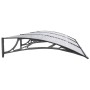 Marquesina de puerta policarbonato negro 300x100 cm de vidaXL, Toldos - Ref: Foro24-153569, Precio: 99,50 €, Descuento: %