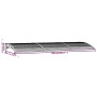 Marquesina de puerta policarbonato negro 300x100 cm de vidaXL, Toldos - Ref: Foro24-153569, Precio: 99,50 €, Descuento: %