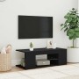 Mueble de TV con luces LED negro 90x39x30 cm en Muebles TV | Comprar online en Foru.es
