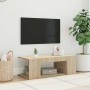 Mueble de TV con luces LED roble Sonoma 90x39x30 cm en Muebles TV | Comprar online en Foru.es