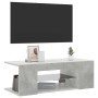 Mueble de TV con luces LED gris hormigón 90x39x30 cm en Muebles TV | Comprar online en Foru.es