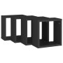 Estante cubo pared 4 uds negro 30x15x30 cm de vidaXL, Estantes y estanterías - Ref: Foro24-807002, Precio: 40,54 €, Descuento: %