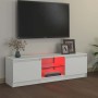 Mueble para TV con luces LED blanco 120x30x36 cm en Muebles TV | Comprar online en Foru.es