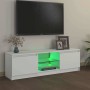 Mueble para TV con luces LED blanco 120x30x36 cm en Muebles TV | Comprar online en Foru.es