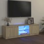 Armario TV con luces LED roble Sonoma 120x30x36 cm en Muebles TV | Comprar online en Foru.es