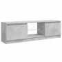 Mueble de TV con luces LED gris hormigón 120x30x36 cm en Muebles TV | Comprar online en Foru.es