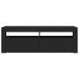 Mueble de TV con luces LED negro 120x35x40 cm en Muebles TV | Comprar online en Foru.es