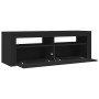 Mueble de TV con luces LED negro 120x35x40 cm en Muebles TV | Comprar online en Foru.es