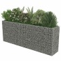 Arriate de gaviones de acero 270x50x100 cm en Macetas y jardineras | Comprar online en Foru.es