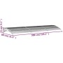 Marquesina puerta policarbonato negro y transparente 300x80 cm de vidaXL, Toldos - Ref: Foro24-153578, Precio: 80,89 €, Descu...