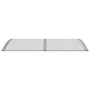 Marquesina de puerta policarbonato gris 150x75 cm de vidaXL, Toldos - Ref: Foro24-153579, Precio: 84,13 €, Descuento: %