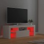 Mueble para TV con luces LED blanco 120x35x40 cm en Muebles TV | Comprar online en Foru.es