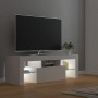 Mueble para TV con luces LED blanco 120x35x40 cm en Muebles TV | Comprar online en Foru.es