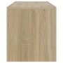 Mueble de TV con luces LED roble Sonoma 120x35x40 cm en Muebles TV | Comprar online en Foru.es
