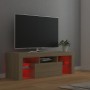 Mueble de TV con luces LED roble Sonoma 120x35x40 cm en Muebles TV | Comprar online en Foru.es