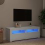 Mueble para TV con luces LED blanco 120x35x40 cm en Muebles TV | Comprar online en Foru.es