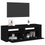Mueble de TV con luces LED negro 120x35x40 cm en Muebles TV | Comprar online en Foru.es
