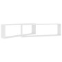 Estante cubo de pared 2 uds madera contrachapada 100x15x30 cm de vidaXL, Estantes y estanterías - Ref: Foro24-807079, Precio:...