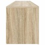 Mueble de TV con luces LED roble Sonoma 120x35x40 cm en Muebles TV | Comprar online en Foru.es