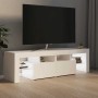 Mueble de TV con luces LED blanco 140x36,6x40 cm en Muebles TV | Comprar online en Foru.es
