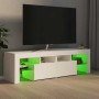 Mueble de TV con luces LED blanco 140x36,6x40 cm en Muebles TV | Comprar online en Foru.es