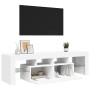 Mueble de TV con luces LED blanco 140x36,6x40 cm en Muebles TV | Comprar online en Foru.es