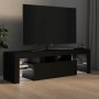 Mueble de TV con luces LED negro 140x36,5x40 cm en Muebles TV | Comprar online en Foru.es
