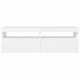 Mueble para TV con luces LED blanco 120x35x40 cm en Muebles TV | Comprar online en Foru.es