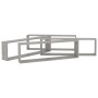 Estante cubo pared 4uds contrachapado gris hormigón 100x15x30cm de vidaXL, Estantes y estanterías - Ref: Foro24-807092, Preci...