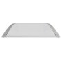 Marquesina puerta policarbonato gris y transparente 100x80 cm de vidaXL, Toldos - Ref: Foro24-153589, Precio: 40,10 €, Descue...