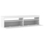 Muebles de TV con luces LED 2 unidades blanco 75x35x40 cm en Muebles TV | Comprar online en Foru.es