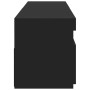 Muebles de TV con luces LED 2 unidades negro 75x35x40 cm en Muebles TV | Comprar online en Foru.es