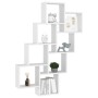 Estante de cubo pared madera contrachapada blanco 90x15x119 cm de vidaXL, Estantes y estanterías - Ref: Foro24-807178, Precio...