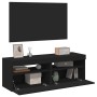 Muebles de TV con luces LED 2 uds negro 60x35x40 cm en Muebles TV | Comprar online en Foru.es