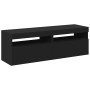 Muebles de TV con luces LED 2 uds negro 60x35x40 cm en Muebles TV | Comprar online en Foru.es