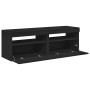 Muebles de TV con luces LED 2 uds negro 60x35x40 cm en Muebles TV | Comprar online en Foru.es
