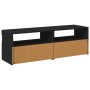 Muebles de TV con luces LED 2 uds negro 60x35x40 cm en Muebles TV | Comprar online en Foru.es
