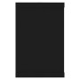 Estante cubo de pared 6 uds contrachapado negro 60x15x23 cm de vidaXL, Estantes y estanterías - Ref: Foro24-807138, Precio: 7...