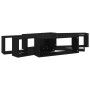 Estante cubo de pared 6 uds contrachapado negro 60x15x23 cm de vidaXL, Estantes y estanterías - Ref: Foro24-807138, Precio: 7...