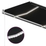 Toldo retráctil manual con luz LED gris antracita 4,5x3 m en Toldos | Comprar online en Foru.es