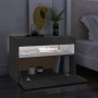 Mueble de TV con luces LED gris hormigón 60x35x40 cm en Muebles TV | Comprar online en Foru.es