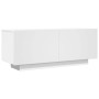 Mueble para TV madera contrachapada blanco 100x35x40 cm en Muebles TV | Comprar online en Foru.es
