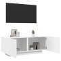 Mueble para TV madera contrachapada blanco 100x35x40 cm en Muebles TV | Comprar online en Foru.es
