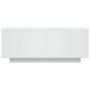 Mueble para TV madera contrachapada blanco 100x35x40 cm en Muebles TV | Comprar online en Foru.es
